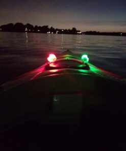Bright Eyes Green & Red Portable Marine LED Boating Lights - Boat Bow or Stern Safety Lights - Water-resistant 42 71EVfvs6lML