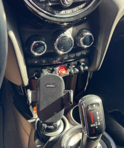 APPS2Car Solid Cup Holder Phone Mount for Car Truck with Quick Extension Long Arm Fast Swivel Adjustable Height 360 Rotatable Low Profile Universal Mobile Mount Compatible with All Cell Phone iPhone Black 35 71EViay7 FL