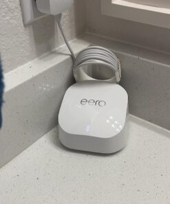 Amazon eero 6+ mesh Wi-Fi system | Fast and reliable gigabit speeds | connect 75+ devices | Coverage up to 4,500 sq. ft. | 3-pack, 2022 release eero 6+ 44 71EVm Z0jpL