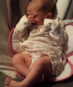 Little Me Girls' 2-Piece Gown & Hat Set 0-3 Months Vintage Rose 21 71EW lcfDdL 2