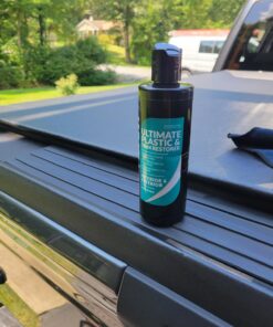 Carfidant Ultimate Trim & Plastic Restorer for Cars - Black Plastic Restorer - Restores Faded and Dull Plastic, Rubber, Vinyl Back to Black - 8.4 oz Kit 8.40 Fl Oz (Pack of 1) 51 71EW6eUGITL 1