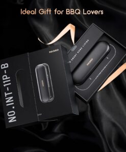 INKBIRD Wireless Meat Thermometer INT-11P-B, Bluetooth Meat Thermometer for Grilling and Smoking, IP 67 Waterproof Wireless Meat Probe for BBQ Oven Grill Smoker Cooking Gifts for Men Women 35 71EWVX1AwML