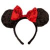 Disney Minnie Mouse Ears Headband - Sequined Black