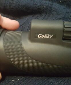 Gosky 12X50 High Power Prism Monocular Smartphone Holder and Handheld Tripod Kit- Waterproof/Fog-Proof/Shockproof Grip Scope -for Hiking,Hunting,Climbing,Birdwatching Watching Wildlife and Scenery 12x50 Monocular +Phone Holder+Handheld Tripod 29 71EX6gW3xKL