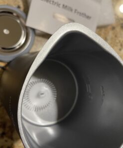 Nuovoware 4-in-1 Milk Frother and Steamer with Temperature Control Dispaly Screen, Electric Automatic Frother for Hot Chocolate Milk, Cappuccinos, Latte, Macchiato, Black 29 71EY2JsUGqL