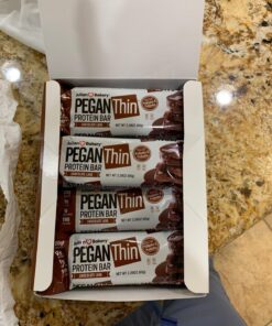 Pegan® Protein Bar (Chocolate Lava) 12 Bars (20g Organic Plant Protein) (1 Net Carb 1g Sugar) VeganⓋ Chocolate 12 Count (Pack of 1) 10 71EYH7S8dcL