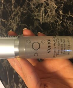 Vernal’s 100% Pure Hyaluronic Acid Serum – Rich With Vitamins C, E and Age-Defying Antioxidants - Anti Wrinkle, Anti Aging Face Serum that Lifts and Firms Skin, Made in USA 30 71EYazX9wxL