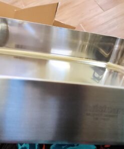 Cuisinart Multiclad Pro Triple Ply Stainless Cookware 16-inch Roasting Pan Skillet, Rectangular Roaster w/Rack 22 71EZ2CUsaGL