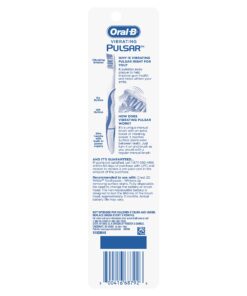 Oral-B Pulsar 3D White Pulsar Battery Toothbrush, Soft, 2 Count (Colors May Vary) 2 Count (Pack of 1) 28 71EZF5h8P8L