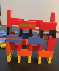 HearthSong Classic 255-Piece Wooden Domino Race Set with Wooden Ball and Various Wooden Accessories 21 71EaIrRVWxL