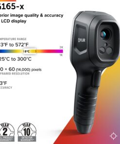 FLIR TG165-X Thermal Imaging Camera with Bullseye Laser: Commercial Grade Infrared Camera for Building Inspection, HVAC and Electrical 14 71EaYJPYdPL