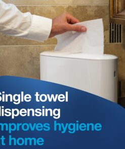 Tork Xpress Paper Towel Dispenser, White, Compact for Home Use, Fits H2 Hand Towels 26 71Eapd6V4fL