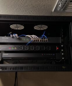 Tripp Lite 6U Wall Mount Rack Enclosure Server Cabinet, 16.5" Deep, Switch-Depth (SRW6U), Black Standard 41 71EbN8yykOL