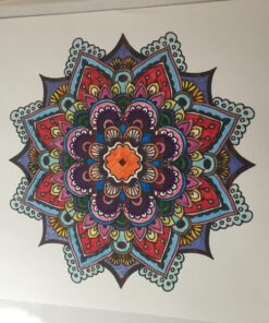 Mandala Coloring Book: 100+ Unique Mandala Designs and Stress Relieving Patterns for Adult Relaxation, Meditation, and Happiness (Magnificent Mandalas) Paperback, Large Print 113 71EbZQ3m6TL