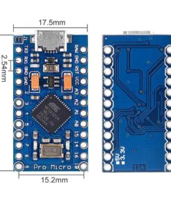 OSOYOO Pro Micro 5V/16MHz Module Board with 2 Row pin Header Replace wit Pro Mini for Arduino Pro Micro board for Arduino 20 71EcW0tdD1L