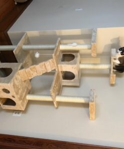 Go Pet Club Cat Tree, 50W x 26L x 72H, Beige 65 71EcvibzxYL