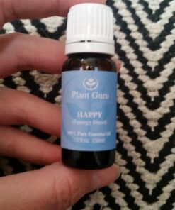 Happy Essential Oil Blend 10 ml 100% Pure, Undiluted, Therapeutic Grade. (Blend of: Pink Grapefruit, Lemon, Cassia, Ginger, Peppermint) 9 71Ed7f2saDL
