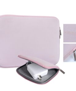 Alternative view of Laptop Sleeve Case for 13"-13.3" Laptop Hand Bag with Handle and Small Case 13inch Light Pink