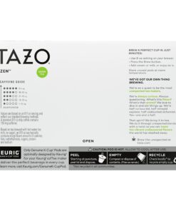 Alternative view of TAZO Tea K-Cups, Green Tea Zen, 10 Count (Pack of 6) 10 Count (Pack of 6)