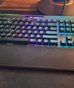 Corsair K95 RGB Platinum Mechanical Gaming Keyboard - 6x Programmable Macro Keys - USB Passthrough & Media Controls - Fastest Cherry MX Speed - RGB LED Backlit - Aluminum Finish Gunmetal 47 71EeBmtqfWL 1