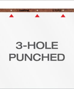 TOPS Easel Pad, 3-hole punched, white, 15 lb, plain white, 50 SH/PD, 2 per Carton (7903) 2-Count 8 71EeHIqxs5L