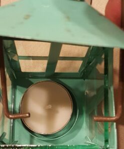 Kate Aspen, Distressed Metal Vintage Decorative Mini Lantern, Centerpiece, Party Favor, 2.5 x 2.5 x 6.5, Blue Small 43 71EeSFNM7vL