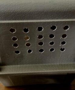 Petmate Ultra Vari Dog Kennel for Small Dogs (Durable, Heavy Duty Dog Travel Crate, Made with Recycled Materials, 21 in. Long) up to 15 lbs, Made in USA TAUPE 21.0"L x 16.0"W x 15.0"H 25 71Eep818Y L