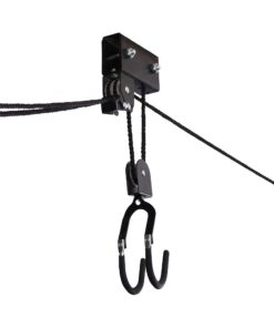 Kayak Storage Hoist - Overhead Pulley System with 125lb Capacity for Canoes, Bikes, Ladders, and More - For up to 12-Foot Ceilings by Rad Sportz 1 Traditional 35 71EezVf4ZL