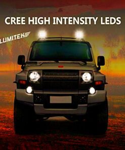 Led Spot Light Bar Lumitek 10PCS 18w Led Work Lights 4Inch Led Fog Light Driving Lights Led Off Road Lights for Trucks SUV Jeep Lamp Boat… 12 71EfKq0rQfL