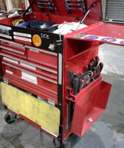 Sunex 8011 Large Locking Screwdriver and Pry Bar Holder for Service Cart- Red 13 71Eg5sJ5DEL