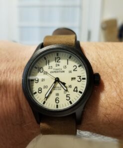 Timex Men's Expedition Scout 40 Watch Dark Brown/Black/Natural 32 71EgciYytL