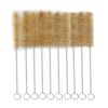 Tube Bottle Wash Cleaning Brush 9.5 Inch. Tan Bristles Radial Tip for Lab Set Chemistry Test, 15 Pack 10 71Eh4fE PiL