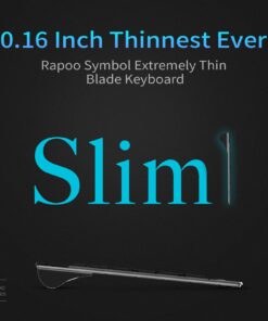 RAPOO Wireless Keyboard and Laser Mouse Combo,Multi Device (Bluetooth 4.0+3.0+2.4G) Keyboard and Mouse Set,Ultra-Slim Computer Keyboard Compact Design for Windows/Android/Mac OS 9900M 13 71EhVPuod6L