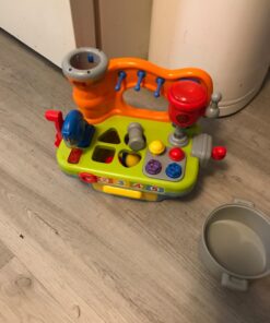 Woby Multifunctional Musical Learning Tool Workbench Toy Set for Kids with Shape Sorter Tools 20 71Ei8w70N1L