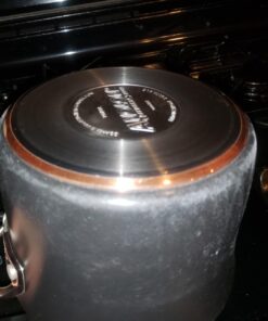 Anolon Nouvelle Copper Hard Anodized Nonstick Pots and Pans, Cookware Set (11 Piece), Onyx Cookware Set (11 Piece) 34 71EiLBfgf4L