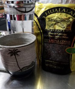 Hualalai Estate Whole Bean 100% Kona Coffee - Medium Dark Roasted Hawaiian Grown Beans - Pesticide-Free Gourmet Grade Premium Coffee (7 oz) 7 Ounce (Pack of 1) 11 71Eif7SvZVL