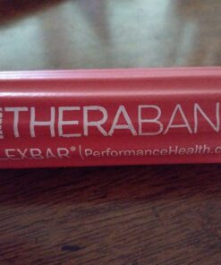 THERABAND FlexBar, Tennis Elbow Therapy Bar, Relieve Tendonitis Pain & Improve Grip Strength, Resistance Bar for Golfers Elbow & Tendinitis, Red, Light, Beginner Original Red - Light 23 71EiqVy2d9L 1