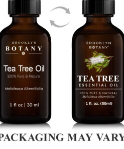 Brooklyn Botany Tea Tree Essential Oil – 100% Pure and Natural – Therapeutic Grade Oil with Dropper - for Aromatherapy and Diffuser - 1 Fl. OZ 1.00 Fl Oz (Pack of 1) 16 71EjW7lmF2L