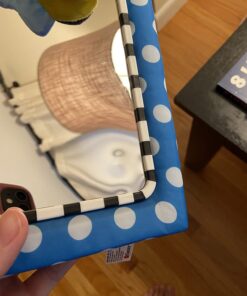 Sassy Tummy Time Floor Mirror | Developmental Baby Toy | Newborn Essential for Tummy Time | Great Shower Gift, Blue, 10 Inch (Pack of 1) 32 71EkGqp8h1L