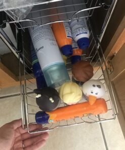 Simple Houseware Stackable 2 Tier Sliding Basket Organizer Drawer, Chrome 2-Tier 42 71Ekubc IL