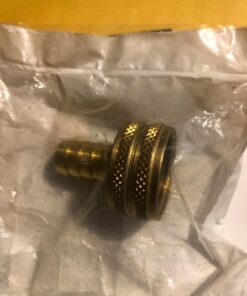 Anderson Metals - 07046-0812 Brass Garden Hose Swivel Fitting, Connector, 1/2" Barb x 3/4" Female Hose 1/2" Barb x 3/4" GHT Female Hose 8 71ElzCmkeL