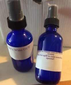 Vivaplex 2 oz Glass Bottles, with Black Fine Mist Sprayers, Cobalt Blue, 12-Count 34 71Em7J0 M6L