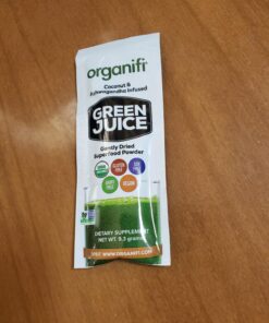 Organifi: GO Packs - Green Juice - Organic Superfood Supplement Powder - 30 Count - Organic Vegan Greens - Hydrates and Revitalizes - Support Immunity, Relaxation and Sleep 30 Go Packs 33 71EmoNQzEVL