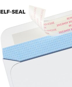 Alternative view of CREGEAR #10 Envelopes Self Seal Security Tinted Envelopes (600Ct) for Privacy & Business, Peel and Seal, NO Window, Letter Size 4-1/8 x 9-1/2 Inches, 24 LB,White 600