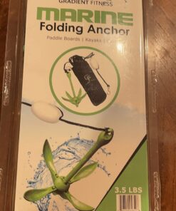 Gradient Fitness Marine Anchor, Kayak Anchor Kit Also for, Canoes, Paddle Boards (SUP), Jet Ski Anchor, Small Boat Anchor Kit 3.5 lb Folding Anchor 44 71EnIvp9XQL