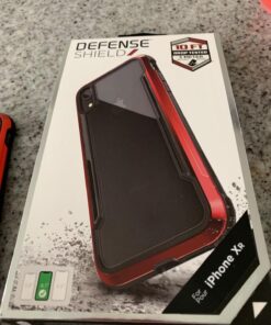 Raptic Shield, Compatible with Apple iPhone XR (Formerly Defense Shield) - Military Grade Drop Tested, Anodized Aluminum, TPU, and Polycarbonate Protective Case for Apple iPhone XR, Red 65 71EnR4g2kuL