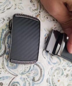 CHAOREN Leather Ratchet Belt Men - Customizable Fit, Effortless Style (35mm) Imperial - Black 42" to 48" Waist Adjustable 29 71Enjo1N9ZL