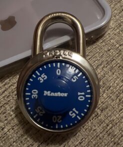 Combination Lock for Gym Lockers – Master Lock Locker Combination Padlock, Pack, Blue – The Ideal Combo Lock for School/Gym Locker Security 19 71Enq82NrgL