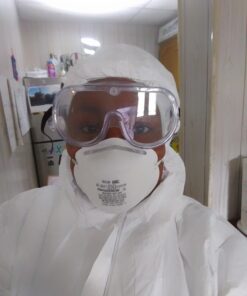 DuPont unisex-adult TY122S-XL-EACH Disposable Elastic Wrist, Bootie and Hood Tyvek Coverall Suit 1414, X-Large, White 7 71Eo e9ujVL