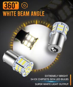 New generation 12-24v !Super Bright Low Power !5 x 650 Lumens 1156 1141 1003 3014 54smd Led Light bulb Use for Back Up Reverse Lights,Brake Lights,Tail Lights,Rv lights White 26 71EoXUFhPvL 1